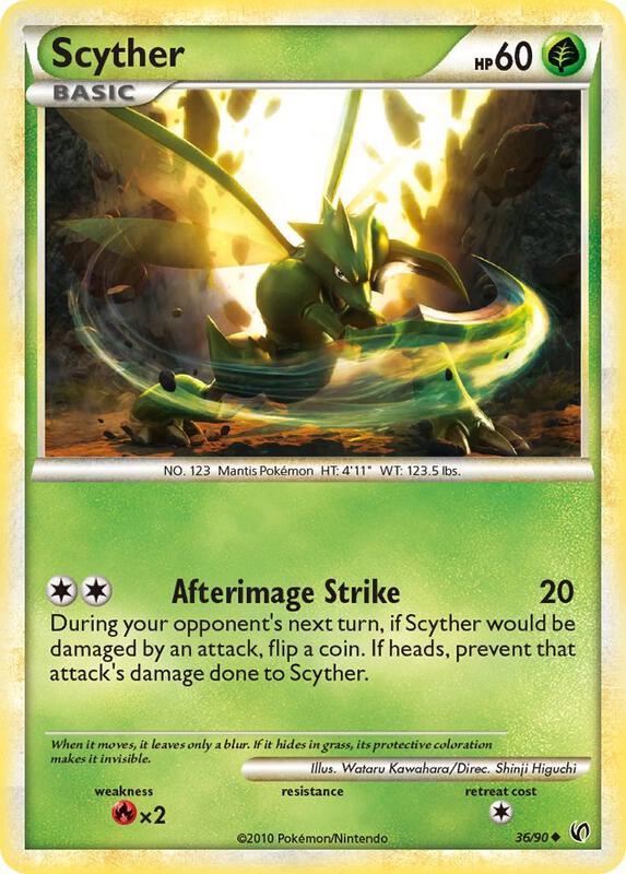 Scyther (36) Pokemon card from Undaunted