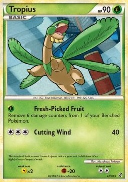 Tropius Pokemon card from Undaunted