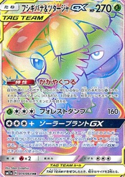 Venusaur & Snivy GX (Holo)