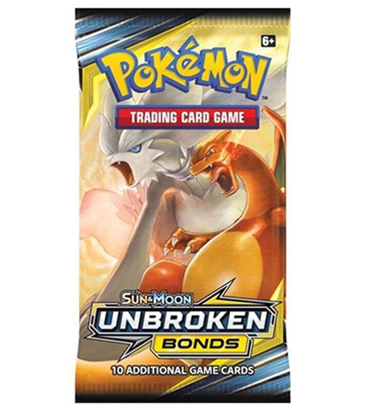 Unbroken Bonds Booster Pack Pokemon card from SM - Unbroken Bonds