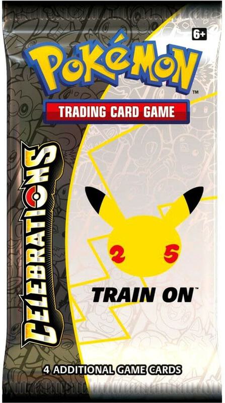 Celebrations Booster Pack Pokemon card from Celebrations