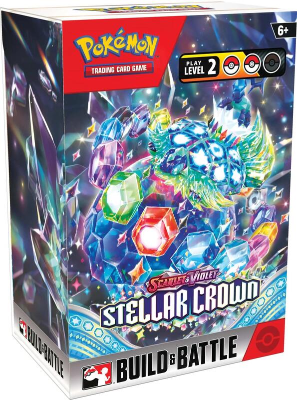 Stellar Crown Build & Battle Box Pokemon card from SV07: Stellar Crown