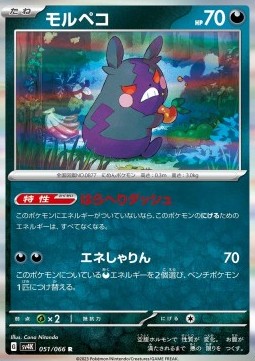 Morpeko Pokemon card from Ancient Roar