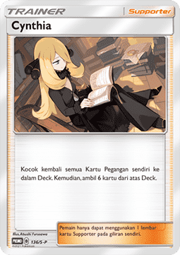 Cynthia (S-P/ID 136) Sword & Shield Indonesian Promos ID