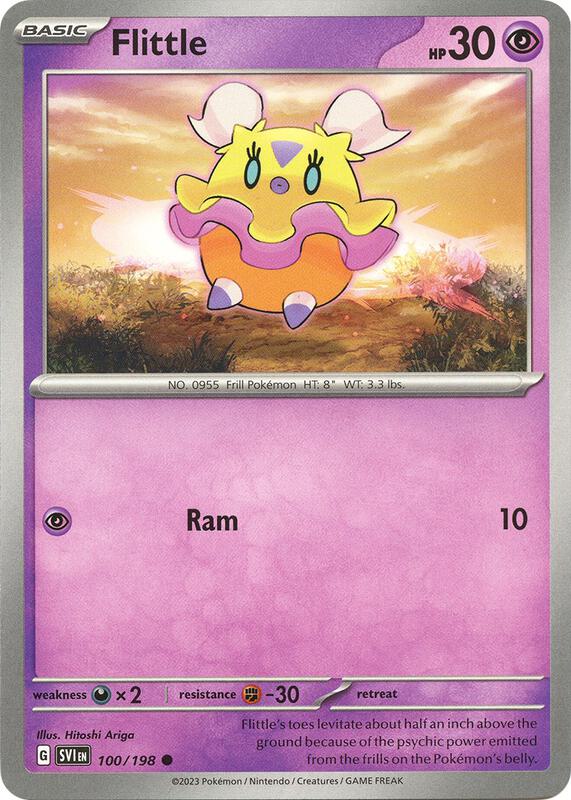 Flittle Pokemon card from SV01: Scarlet & Violet Base Set