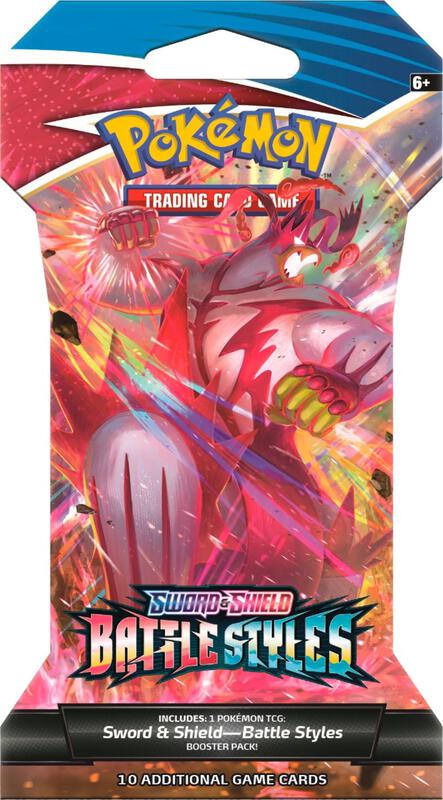 Battle Styles Sleeved Booster Pack Pokemon card from SWSH05: Battle Styles