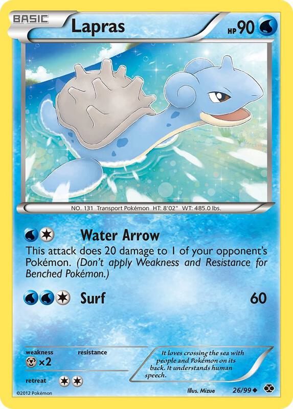 Lapras (26) Pokemon card from Next Destinies