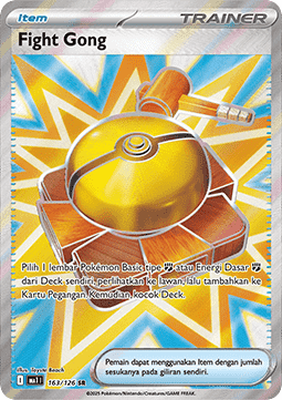 Fighting Gong Pokemon card from Mega Evolution IDTH