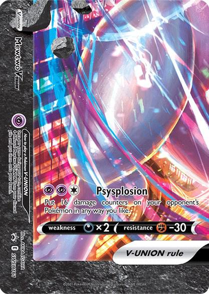 Mewtwo V-UNION - SWSH161 Pokemon card from SWSH: Sword & Shield Promo Cards