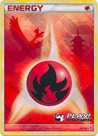 Fire Energy Pokemon card from League & Championship Cards