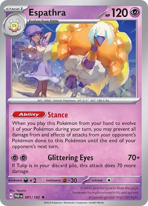 Espathra Pokemon card from Deck Exclusives