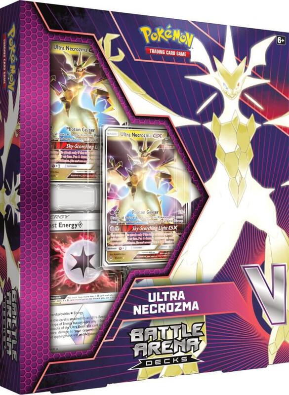 Battle Arena Deck: Ultra Necrozma GX Pokemon card from TCG: Tempest
