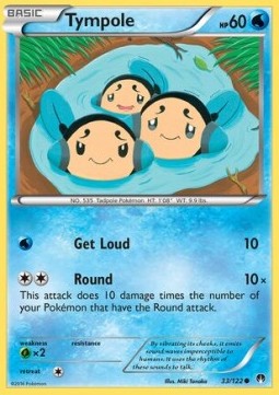 Tympole Pokemon card from BREAKpoint