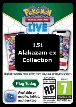 Live Code Card (Alakazam ex Collection) (MEW)151