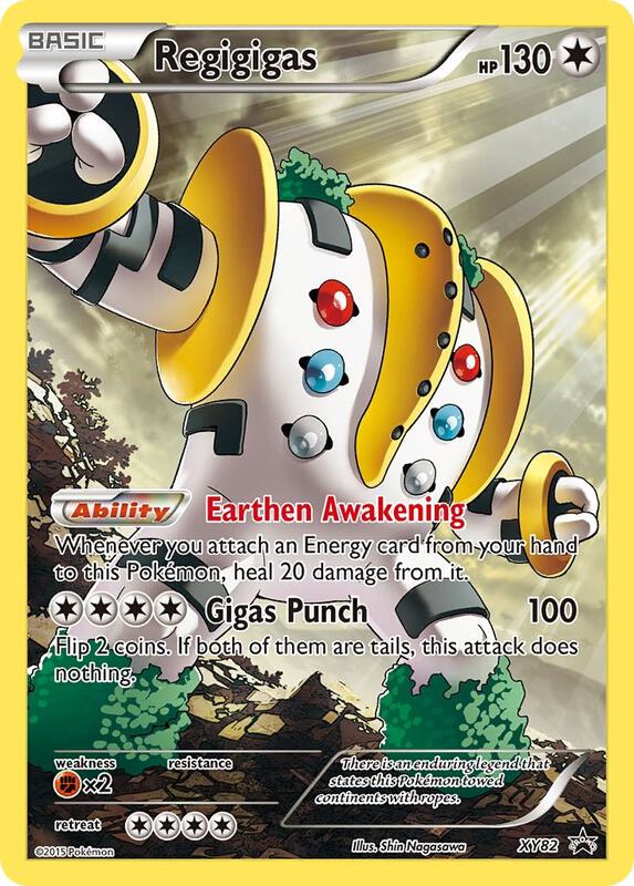 Regigigas (Full Art Promo) Pokemon card from XY Promos