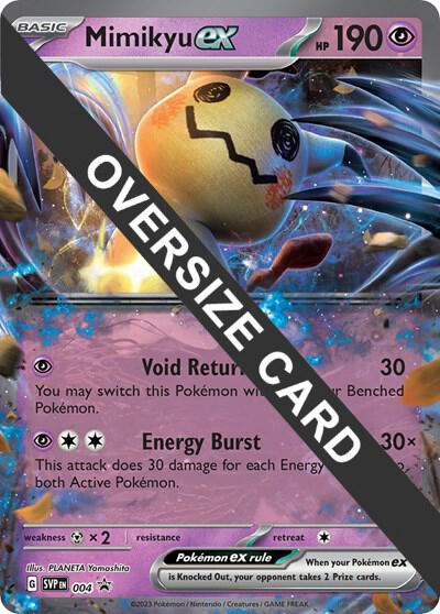 Mimikyu ex Pokemon card from Jumbo Cards