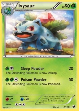 Ivysaur Pokemon card from Dark Explorers