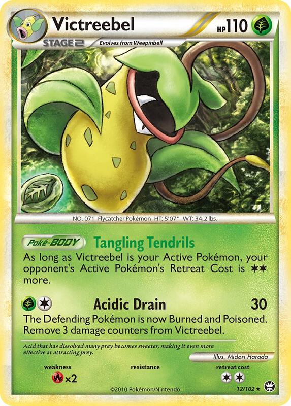Victreebel Pokemon card from Triumphant