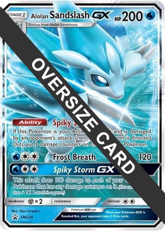 Alolan Sandslash GX - SM236 Pokemon card from Jumbo Cards