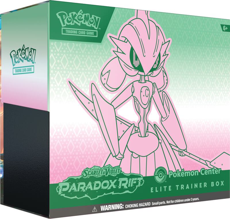 Paradox Rift Pokemon Center Elite Trainer Box (Exclusive) [Iron Valiant] Pokemon card from SV04: Paradox Rift