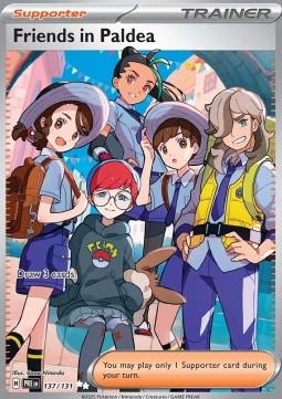 Friends in Paldea Pokemon card from Prismatic Evolutions
