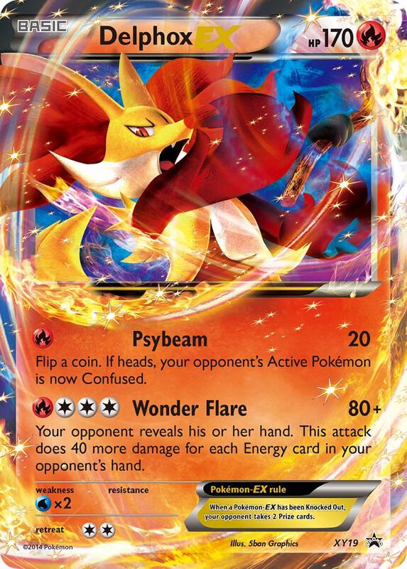 Delphox EX - XY19 Pokemon card from XY Promos