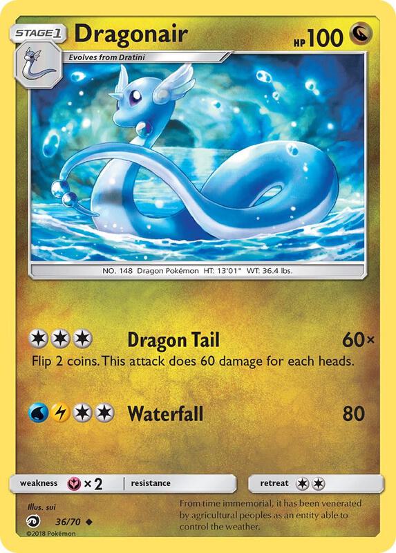 Dragonair Pokemon card from Dragon Majesty