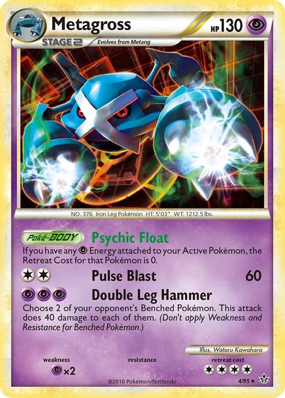 Metagross Pokemon card from Unleashed