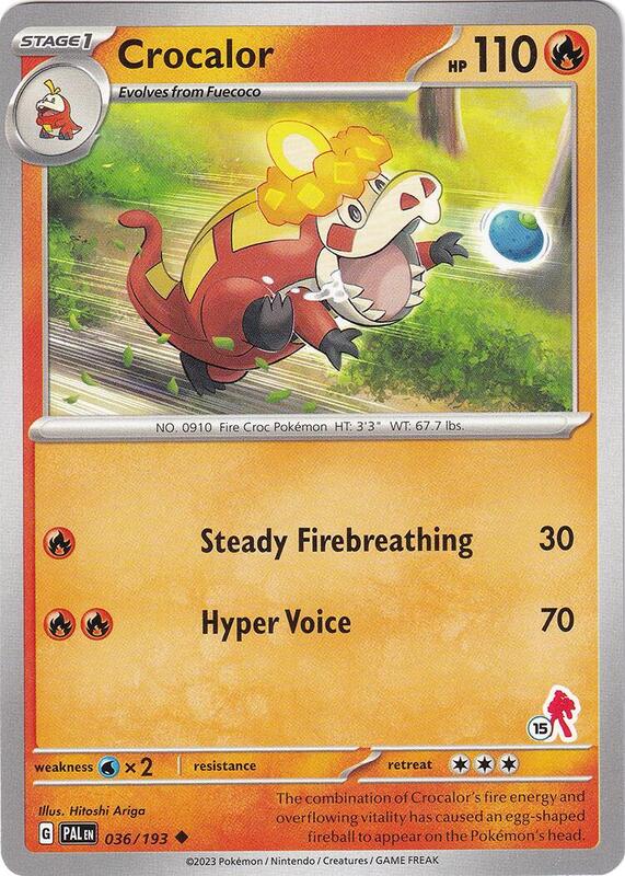 Crocalor - Armarouge 15 Pokemon card from Battle Academy 2024