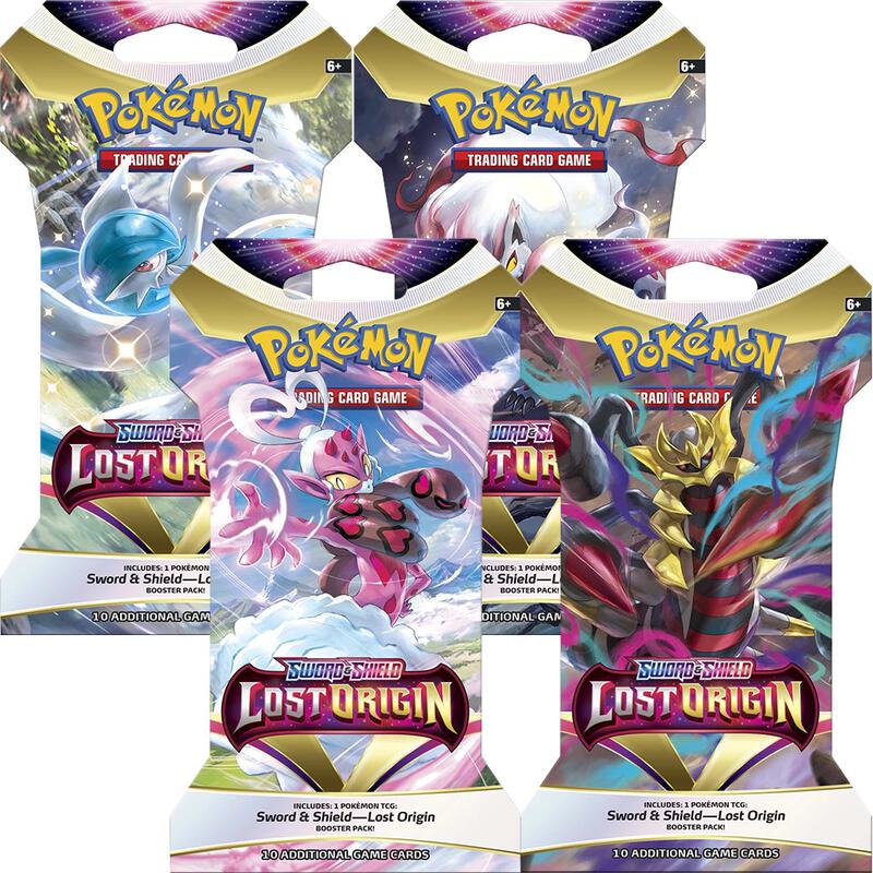 Lost Origin Sleeved Booster Pack Art Bundle [Set of 4] Pokemon card from SWSH11: Lost