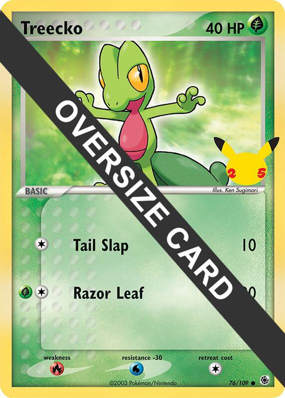 Treecko Pokemon card from First Partner Pack