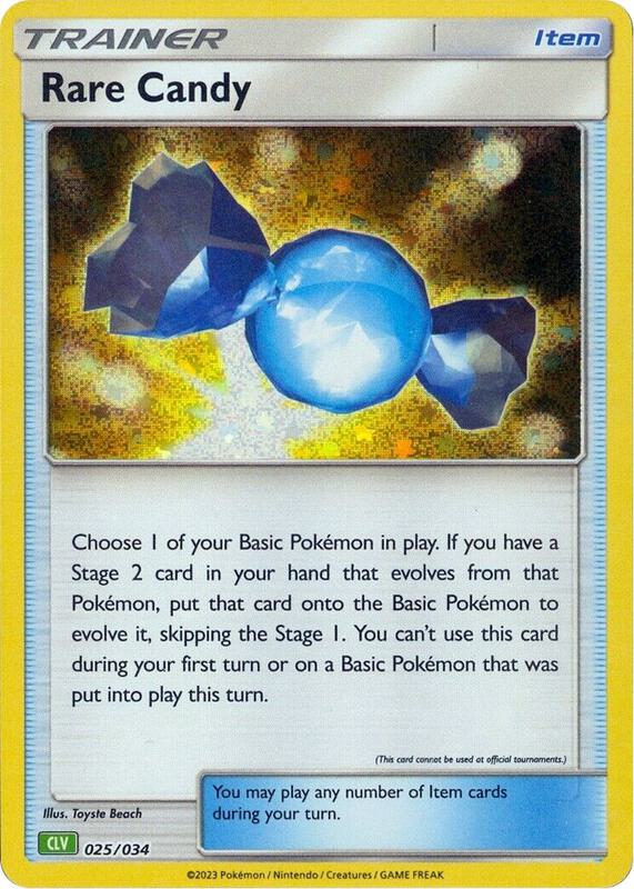 Rare Candy (CLV) Pokemon card from Trading Card Game Classic