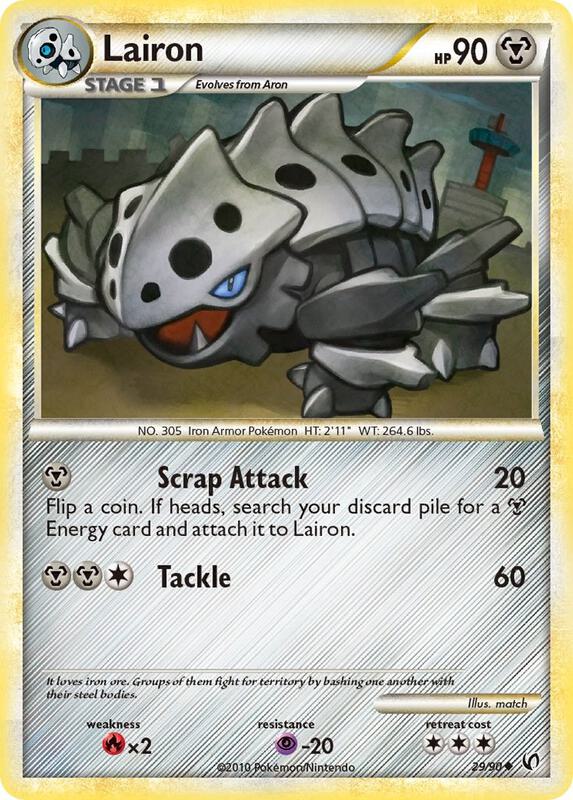 Lairon Pokemon card from Undaunted