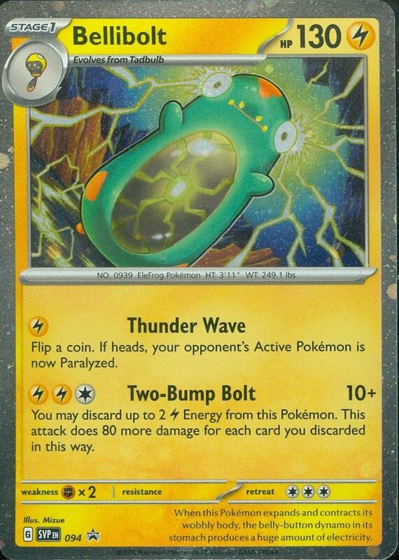 Bellibolt - 094 Pokemon card from SV: Scarlet & Violet Promo Cards