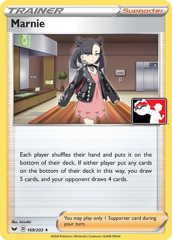 Marnie Pokemon card from Prize Pack Series Cards