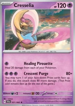 Cresselia Pokemon card from Shrouded Fable