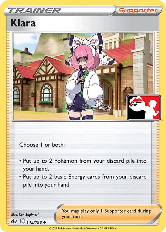 Klara Pokemon card from Prize Pack Series Cards