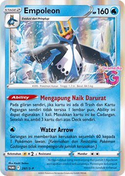 Empoleon (S-P/ID 297) Sword & Shield Indonesian Promos ID