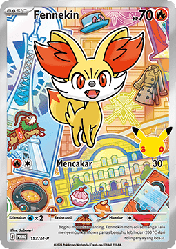 Fennekin (M-P/ID 153) M-P Indonesian Promos ID
