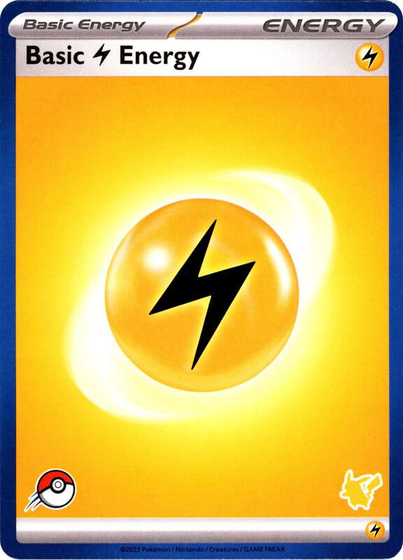Basic Lightning Energy (Blue Border) Pokemon card from My First Battle