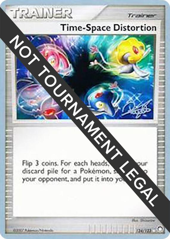 Time-Space Distortion - 2008 (Paul Atanassov) Pokemon card from World Championship Decks