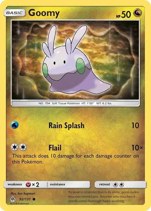Goomy (92) Pokemon card from SM - Forbidden Light