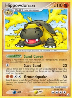 Hippowdon Lv.48 (Holo) Pokemon card from Rising Rivals