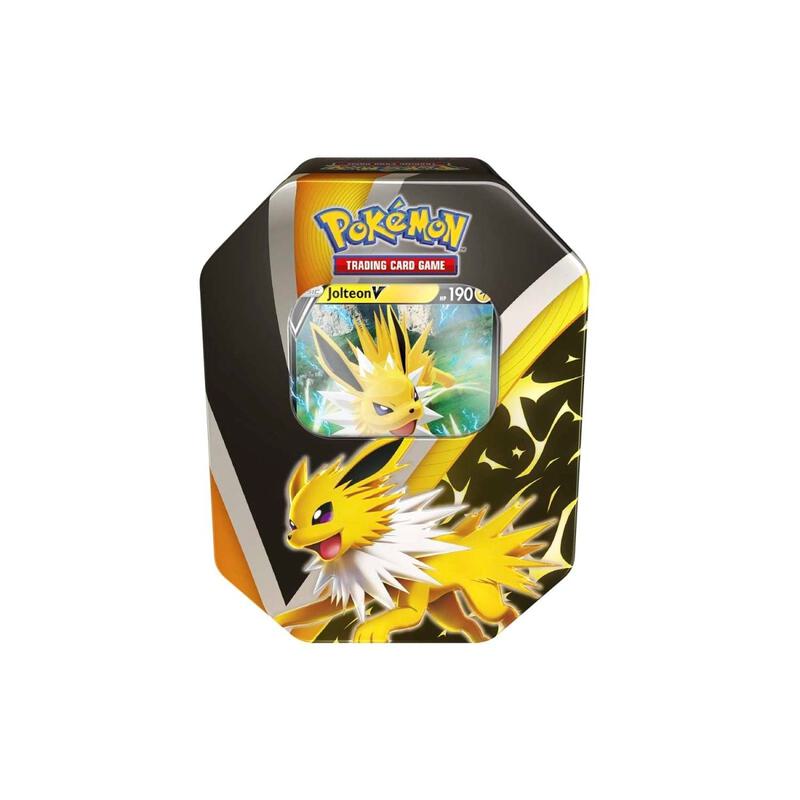 Eevee Evolutions Tin [Jolteon V] (Live Code Card) Pokemon card from TCG: Tempest