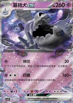 Houndstone ex Pokemon card from Bonus Round
