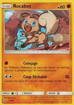 Rockruff Pokemon card from McDonalds Collection 2018