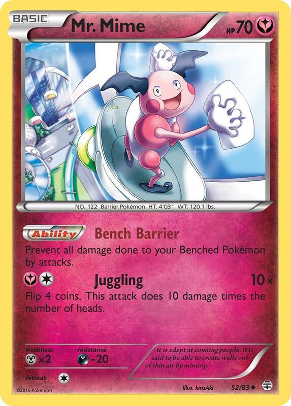 Mr. Mime Pokemon card from Generations