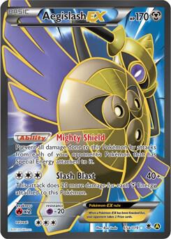 Aegislash EX - 65a/119 Pokemon card from Alternate Art Promos