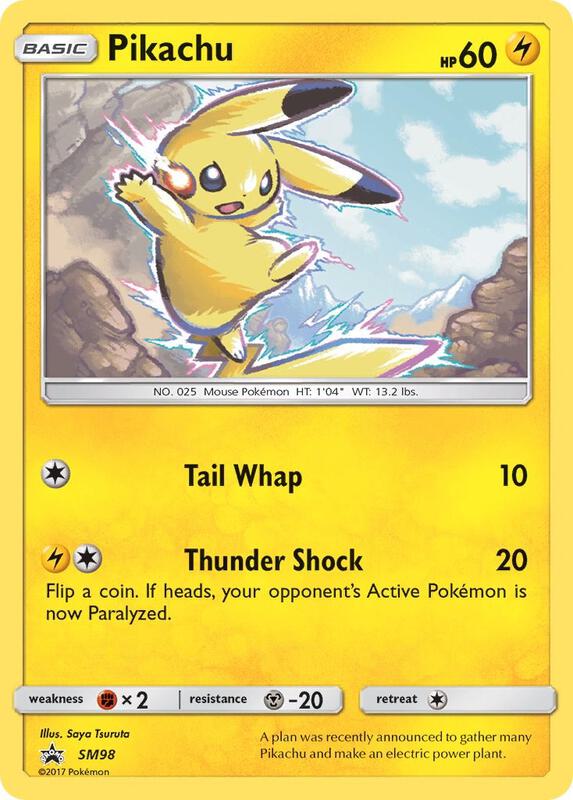 Pikachu - SM98 Pokemon card from SM Promos