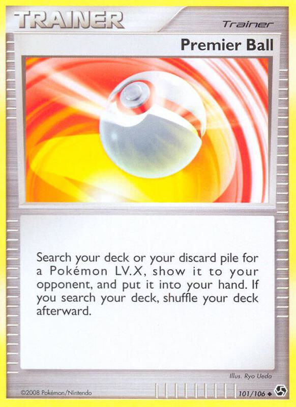 Premier Ball Pokemon card from Great Encounters